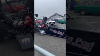 Top fuel dragster racing at Santa pod [upl. by Yorgo]