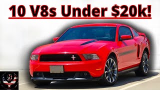 10 American V8 Cars Under 20k  2024 [upl. by Furey]