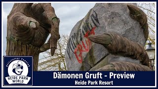 quotDämonen Gruftquot Preview im Heide Park Resort 2024 [upl. by Tilda]