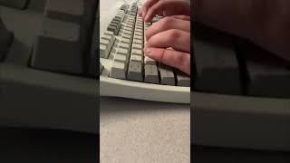 Typing on a Classic Perixx PERIBOARD 106M Keyboard asmr [upl. by Anitrebla]