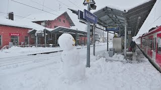 Update zum Schneechaos in Bayern [upl. by Nihi]