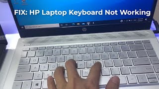 How To Fix HP Laptop Keyboard Not Working in Windows 10 [upl. by Sink]