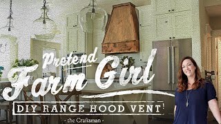 DIY Range Hood Vent  Pretend Farm Girl Story [upl. by Gearalt474]