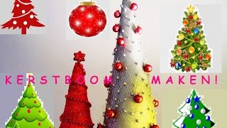 DIY KERSTBOOM ZELF MAKEN [upl. by Ile]