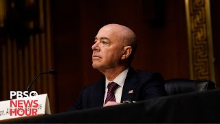 WATCH LIVE DHS Secretary Mayorkas testifies on Homeland Security budget in Senate hearing [upl. by Aicilf]