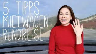 5 Tipps für deine Mietwagen Rundreise in den USA [upl. by Avehs]