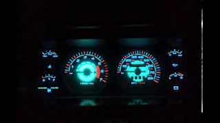 Jeep Cherokee Custom Glow Gauges [upl. by Anilak939]