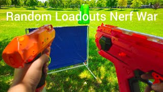 Random Loadouts Nerf War Gameplay Footage [upl. by Quennie944]