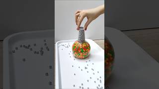 Tower of Plastic and Steel Beads Oddly Satisfying satisfying satisfyingvideo war shorts short [upl. by Erleena175]