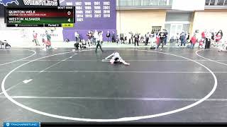 93 Lbs Round 4  Weston Alsaker Wisconsin Vs Quinton Welk Waupun Youth Wrestling Club 0d8f [upl. by Odelinda568]