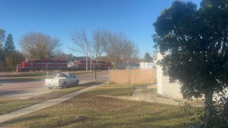 Ellis amp Eastern empty gravel train in Sioux Falls SD [upl. by Belsky553]