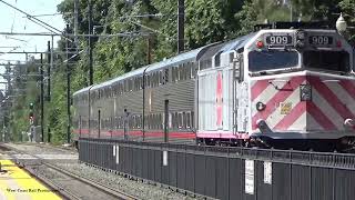 HD More San Francisco Peninsula Railfanning F40PHs a Phase VII Amtrak P42 and More 090624 [upl. by Merv658]