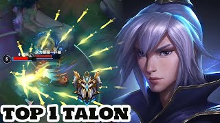 Wild Rift Talon  Top 1 Talon Gameplay Rank SEASON 15 [upl. by Ahsilrac983]