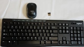 Logitech MK270 Wireless Keyboard And Mouse Review – Unboxing [upl. by Hna]