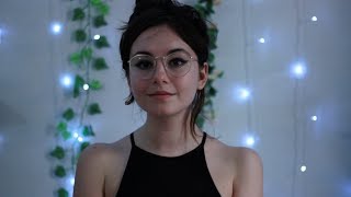 ASMR ♥︎ MOUTH SOUNDS sk ts tk ear blowing tingle sleep trigger words [upl. by Catlin]