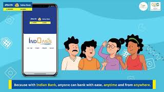 IndOASIS Mobile App Indianbank [upl. by Bencion]