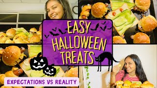 Easy Halloween Treats 🎃 Expectation vs reality 😂 Halloween හැදුනේ කොහොමද දන්නවද👻 halloween [upl. by Nichola306]