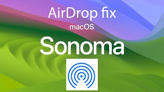 Airdrop not working sonoma macos  Airdrop issue in sonoma [upl. by Salvucci832]