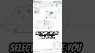 Fusion 360 Offset 3dprinting fusion360tutorial fusion360 [upl. by Anne]