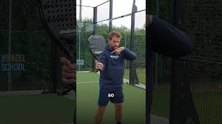 🎾🔥 VOLLEY TIP 3️⃣ Continental Grip🌟 ThePadelSchool PadelTips PadelTraining [upl. by Marquet318]