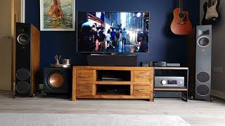 Martin Logan Motion F20  Eversolo DMPA6  Denafrips Ares II  Arcam AVR20  Lyngdorf SDA2175 [upl. by Fidelity21]