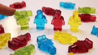 Gummy Lego Minifigures  Food Toys  How To Make It [upl. by Orrin]