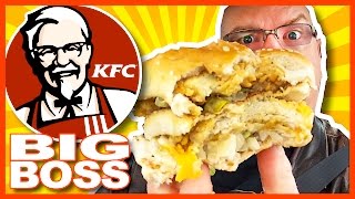 KFC ★ BIG BOSS ★ Sandwich and BigBox Review  Drive Through Test [upl. by Zetroc951]