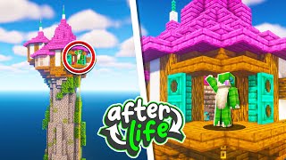 Building The Rapunzel Tower  Afterlife SMP Ep 20 [upl. by Alaric661]