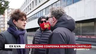 10 NOVEMBRE 2024 TARANTO EX ILVA CASSAZIONE CONFERMA REINTEGRO CRISTELLO [upl. by Ona]