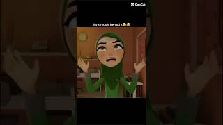 MY STRUGGLES FOR WEARING HIJAB 🧕🏻😅😆 [upl. by Zampardi153]