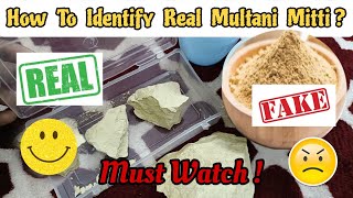 How To Identify Real Multani Mitti  How To Use Multani Mitti For Glowing Skin  BROWN GIRL POOJA [upl. by Edmee]