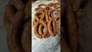 Tasty chicken sausages from Entally Market Kolkata [upl. by Sharleen]