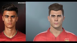 PES 2019 Joao Filipe Jotaquot Benfica face build [upl. by Redliw]