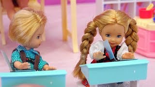 Barbie is a Teacher and She Helps Bobby Make New Friends  Stories with Toys and Dolls [upl. by Ardnasxela]