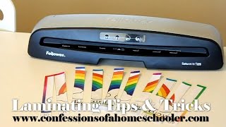 Laminating Tips amp Tricks [upl. by Ilrahs]