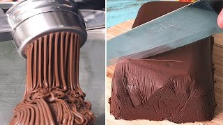 Satisfying Chocolate Cake Videos  Beautiful Chocolate Cake Decorating Tutorials  MrCakes [upl. by Cruickshank206]