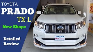 Toyota Prado TXL  New shape  Review  Price Specs amp Features [upl. by Ayel]