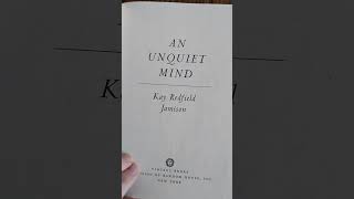 1 An Unquiet Mind by Kay Redfield Jamison a Memoir of Moods and Madness Preface [upl. by Susannah213]