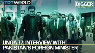 UNGA 77 Interview with Pakistans Foreign Minister [upl. by Enriqueta]