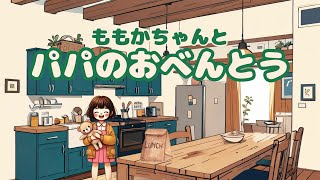 【3才からの絵本】🍱✨モモカちゃんのちいさなおつかい💖パパのお弁当を届けよう！🚶‍♀️📚【読み聞かせ】 [upl. by Burr118]