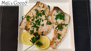 PESCE SPADA AL LIMONE E CAPPERI  Ricetta Facile e Veloce alla Piastra in Padella alla Griglia [upl. by Naoh482]