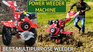 Power WeederInter CultivatorRotavatorMini Power Tiller Weeder Machine [upl. by Waylan]