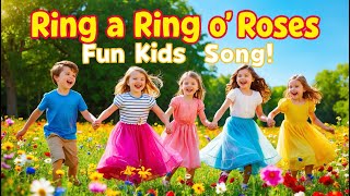 Ring a Ring o Roses  Fun Kids Song  Animated Nursery Rhymes for Toddlers Ring a Ring o Roses1 [upl. by Cairistiona]