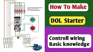 The Best DOL Starter Wiring and Installation Guide  Electrical Starter Controll Wiring [upl. by Aoket]