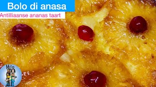 Ananas taart  Bolo di anasa  recept [upl. by Eluk]