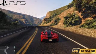 GTA V  Grotti Turismo R Free Roam  PS5 Gameplay [upl. by Vaclava]