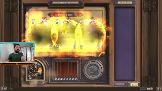 12 Wins Dr BOOM Hunter  BADLANDS Hearthstone Arena [upl. by Ayekehs]