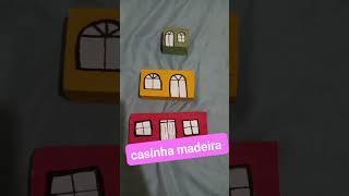 Brinquedos de madeira hause casas ommles artesanato [upl. by Eppillihp947]