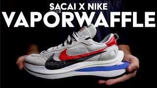 Sacai x Nike VAPORWAFFLE  EARLY Review amp Onfeet Looks [upl. by Rahcir711]