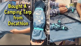 Decathlon Camping Tarp Quechua Details  Bought for Camping [upl. by Vinni104]